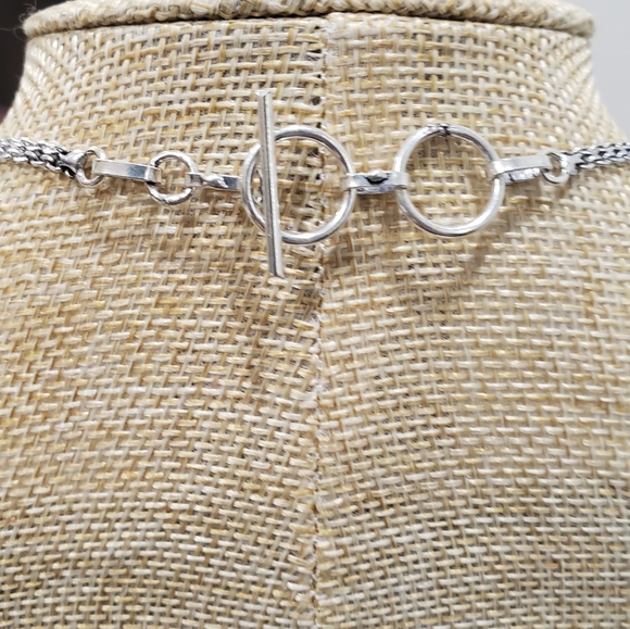 Handmade Unisex Prehnite 925 Silver Pendant Neckla - Picture 9 of 13